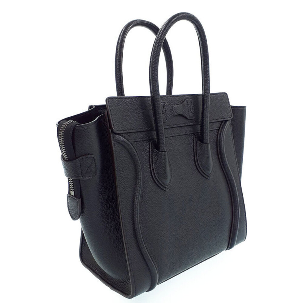 Celine Shopper Tote Shoulder Leather Calfskin Handbag - Picture 2 of 9